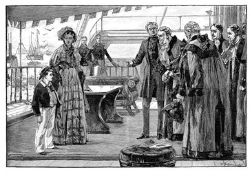 Kommunala dignitärer introducerade till prinsen av Wales, c1840-talet, 1900