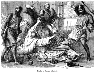 Mordet på Thomas Becket, 1170