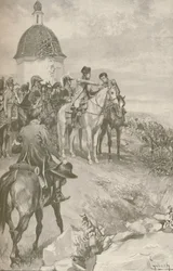 Napoleon och hans stab i Austerlitz, 1896