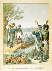 Napoleon och Massena på ön Lobau, maj 1809, 1800-talet