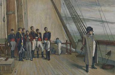 Napoleon ombord på H.M.S. Bellerophon, juli 1815, 1896.