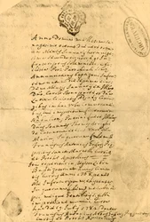 Napoleons födelseattest, 21 juli 1771, 1921.