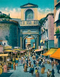 Neapel - Porta Capuana, c1900.