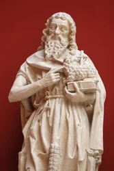 Nationalmuseet för franska monument. Sainte-Chapelle, Châteaudun. Johannes Döparen. Avgjutning, Paris, Frankrike