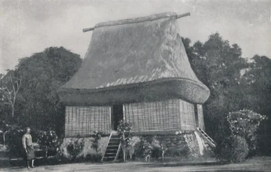 Native House, Fijiöarna, 1923.