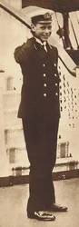 Sjökadett Prince Albert i Royal Yacht Victoria and Albert, 1912, 1937