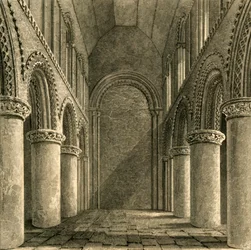Steynings kyrka, 1835.