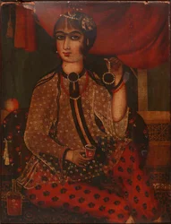 Nära österländska kvinna, 1800-talet.