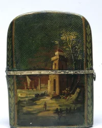 Necessaire med doftflaskor, tidigt 1800-tal.