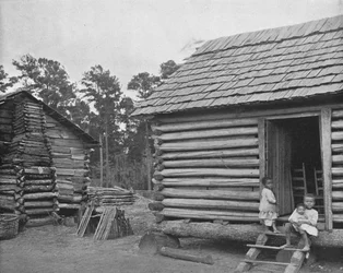 Timmerstugor, Thomasville, Georgia, USA, ca 1900.