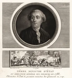 Neker eller Jacques Necker, statsminister och finansdirektör