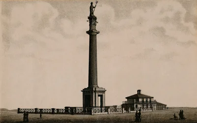 Nelsons pelare, c1880.