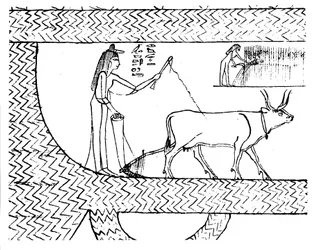 Nesitanebtashru plöjning och skörd, c1025 f.Kr