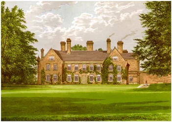 Nether Hall, Suffolk, hem för familjen Greene, c1880