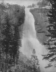 Nevada Fall i Yosemite Valley, 1800-talet