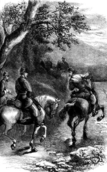 Nattmarsch på Harpers Ferry, Virginia, c1861 c1880