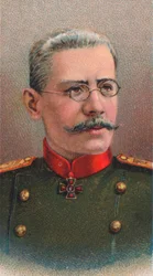 Nikolai Vladimirovich Ruzsky 1854-1918, rysk general under första världskriget, 1917
