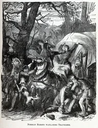 Norman Barons Waylaying Travellers, 1882