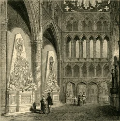 North Transept of Westminster Abbey, 1830, 1881.