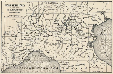 Norra Italien - Illustrerande av kampanjerna 1796 och 1797, 1896