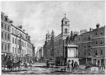 Northumberland House, Charing Cross, 1700-talet, 1908