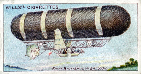 Nulli Secundus, första brittiska militära styrbara ballong, 1905-1907 c1910