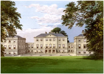 Nuneham Park, Oxfordshire, hem för familjen Harcourt, c1880