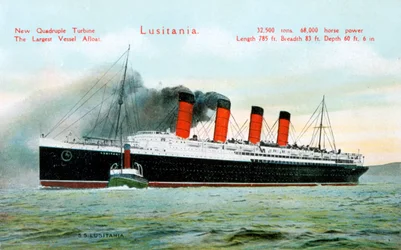 Oceanliner RMS Lusitania, 1900-talet