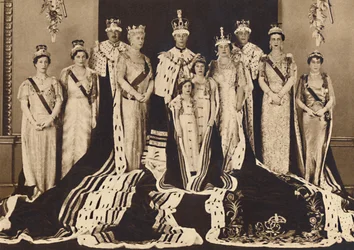 Officiell kröningsgrupp, 1937