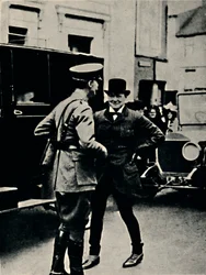 Officiellt besök i Frankrike, 1917, 1945.