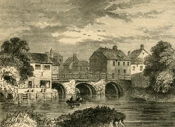 Gamla Bow Bridge, c1876.