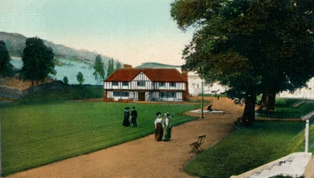 Gammal engelsk trädgård, Kejserliga internationella utställningen, London, 1909