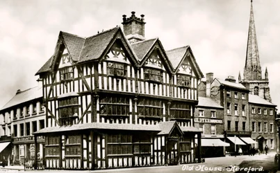 Old House, Hereford, Herefordshire, tidigt 1900-tal