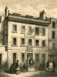 Old House Still Standing in Bolt Court, 1897.