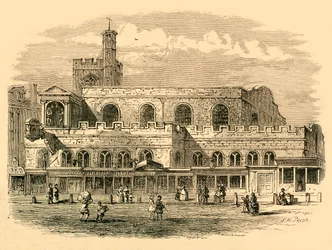 Gamla St. Dunstans kyrka, 1814, 1897.