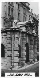 Old Water Gate, Embankment, London, c1920-talet