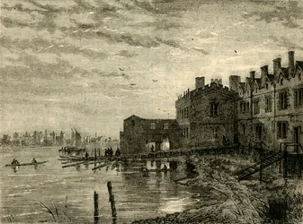 Old Whitehall Stairs, 1881.