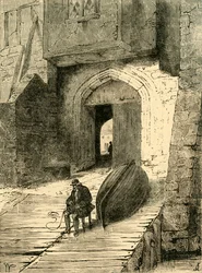 Old Whitehall Stairs, c1878.