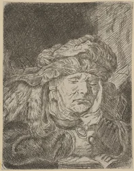 Old Woman Sleeping copy.n.d.