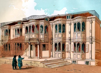 Gammalt palats i Greenwich, c1850