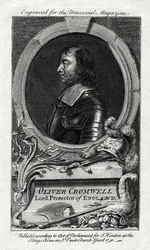 Oliver Cromwell, Lord Protector of England, 1750
