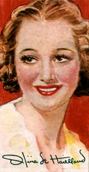 Olivia de Havilland, 1916-, japansk född amerikansk filmskådespelerska, 1900-talet
