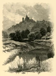 På Churnet, nära Alton Towers, 1898.