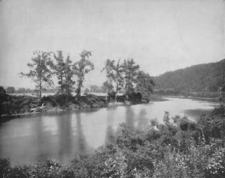 På Conemaugh, nära New Florence, c1897.