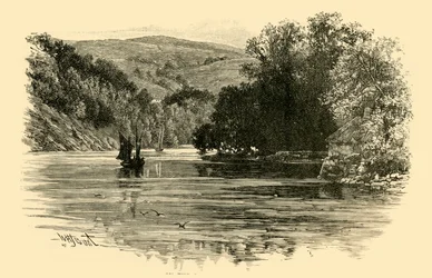 På pilen vid Waynfleet, 1898.