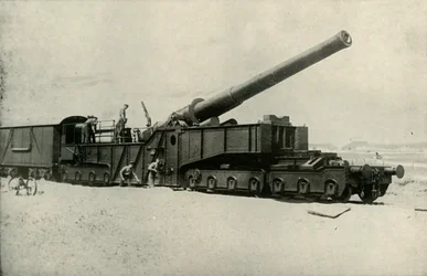 En av Monster British Guns, 1919.