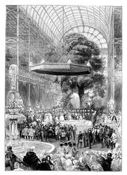 Invigning av den stora utställningen, Hyde Park, London, 1851, 1888.