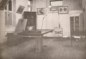 Operationssalen för Medico-Legal Service, 1914