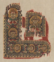 Ornament Gammadion och Segmentum från en tunika, 500-tal.