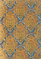 Prydnad i paneler på väggarna, Hall of the Ambassadors, 1907.